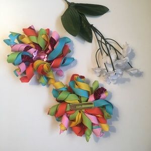 Girls korker bows. Bright colors with jewels.